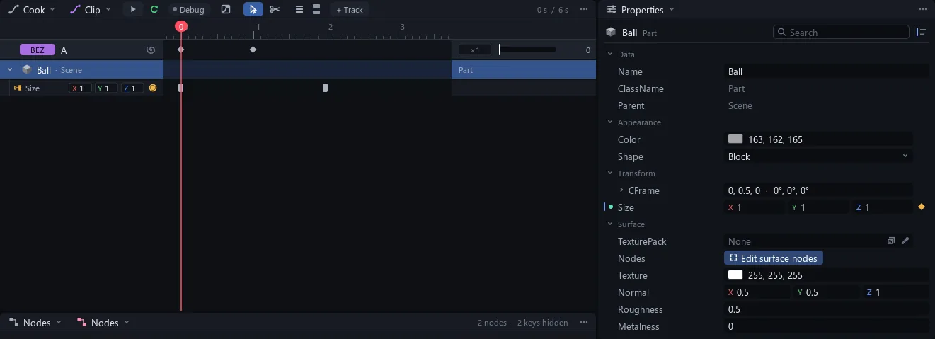 Cook rows select their parts