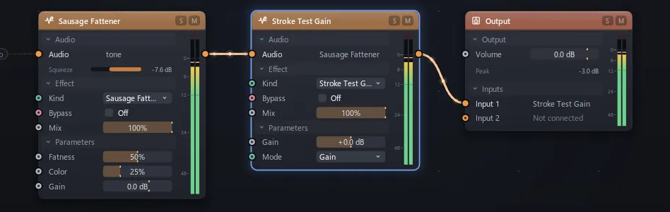 VST3 effects as audio nodes