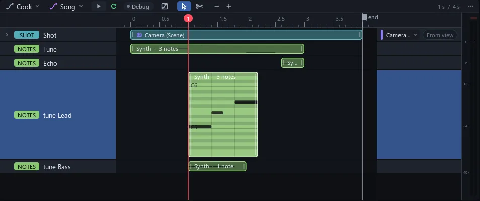 VST3 instruments and note clips